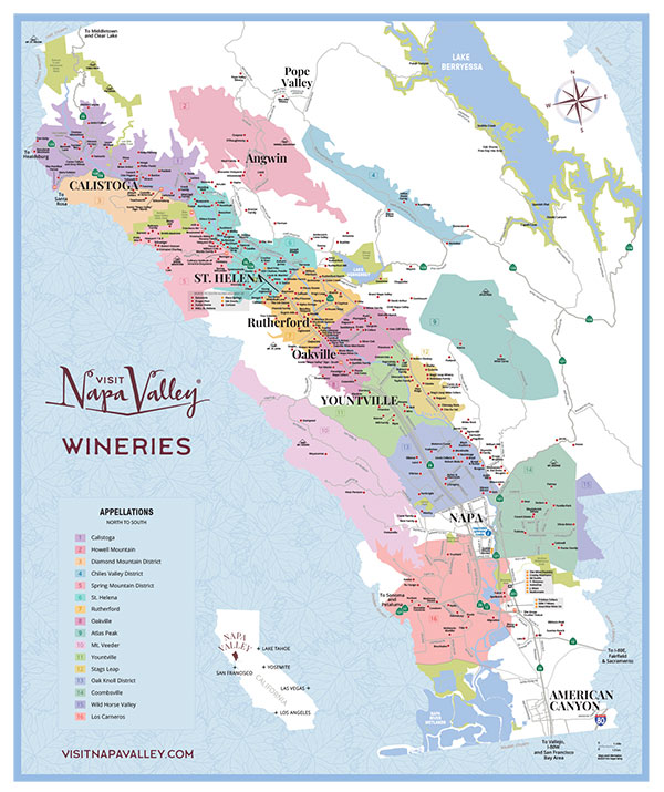 Napa Valley Map